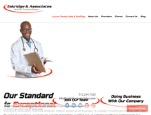 Tablet Screenshot of eskridgeassociates.com